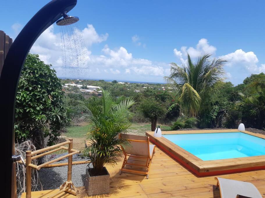 TI COIN RELAX bungalow vue mer piscine privée Saint-Francois  Extérieur photo